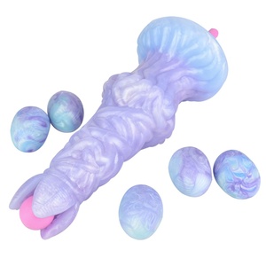 YOCY Fantasy Ovipositor Dildo Pandora Powerful Pneumatic Laying Eggs Sex Toy for Women Men <b>Masturbator</b> Vaginal Balls - Product Image 2