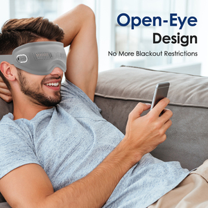 NOVO <span class=keywords><strong>Design</strong></span> Visual Silicone Massageador de Olhos com Aquecimento & Vibração & Música Massagem Elétrica Eye Mask para Eye Relief & Relaxamento - Product Image 5