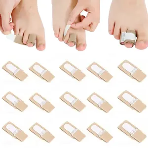 Separadores de dedos de nailon, alineadores de dedos, cinta para dedos en martillo, vendaje corrector de hallux valgus, férula separadora de dedos, envolturas para el cuidado de los pies - Product Image 2