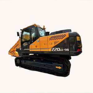 Excavatrice sur chenilles Hyundai 220-9S d'occasion, faible nombre d'heures de fonctionnement, haute qualité, d'origine coréenne 220-9S - Product Image 1