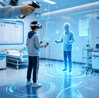 Équipement de formation sur mannequin 1+X pour l'évaluation complète des capacités des personnes âgées, système de formation par simulation VR