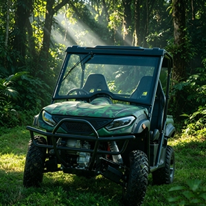 UTV électrique <span class=keywords><strong>4x4</strong></span> tout-terrain, buggy côte à côte, véhicule utilitaire pour <span class=keywords><strong>jungle</strong></span>, ferme, ranch, camping, station balnéaire, homologué CEE COC - Product Image 1