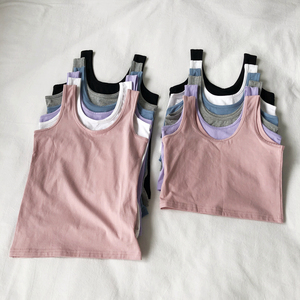 Canotte da <span class=keywords><strong>Donna</strong></span> all'Ingrosso 100% Cotone Vestibilità Ampia Nuovo Design per Top Formali - Product Image 3