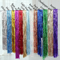 Rideau de paillettes métallisées 2M pour fond de scène photo, idéal pour les anniversaires, mariages et fêtes de la Saint-Valentin, fournitures de décoration pour fêtes