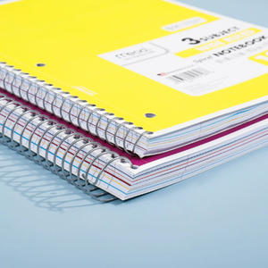 <span class=keywords><strong>3</strong></span> đối tượng xoắn ốc thành phần máy tính xách tay với thủng dòng và lỗ trang Divider rộng lót màu Cuốn sách tập thể dục coilbook - Product Image 6