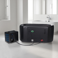 Enfriador de Agua para Baños de Hielo Fuerle de 0.5HP con Compresor de 220V, Bomba con Control Remoto, Ahorro de Energía y Ecológico