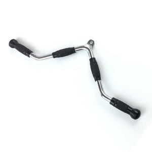 Accessoire de câble de gym en forme de V, <span class=keywords><strong>barre</strong></span> de curl biceps rotative multi-exercices, <span class=keywords><strong>barre</strong></span> de press down <span class=keywords><strong>triceps</strong></span> - Product Image 3