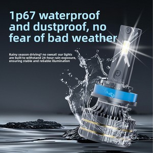 Faros delanteros LED para coche M8 Pro, versión mejorada M9 Pro, faros modificados de alta luminosidad y concentración <span class=keywords><strong>H7</strong></span> - Product Image 3