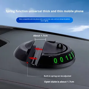 360-Degree Rotation New 2-In-1 <b>Car</b> Anti-Slip Pvc Mat Multi-Functional Phone Sunglasses Holder <b>Interior</b> <b>Accessories</b> - Product Image 3