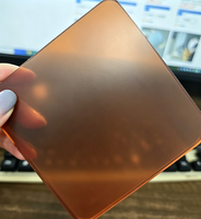 Plaque acrylique translucide bronze 3 mm semi-transparente marron PMMA – Prix fabricant pour la vente en gros