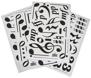 Musik tafel und Notizen Magnetisches Briefpapier, pädagogisches magnetisches Musik symbol Spielzeug mit Magneten - Product Image 1