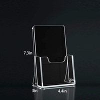 Porte-brochures en acrylique transparent, support de documents en acrylique transparent, support de table pour prospectus, support de comptoir pour livrets, porte-flyers