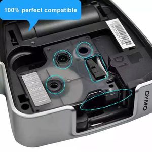 Cartouche de <span class=keywords><strong>ruban</strong></span> adhésif compatible <span class=keywords><strong>Dymo</strong></span> 45013 pour <span class=keywords><strong>LabelManager</strong></span> PNP/150/<span class=keywords><strong>160</strong></span>/210D/280/350/420P/450/450D/500TS/PC 16595 - Product Image 5