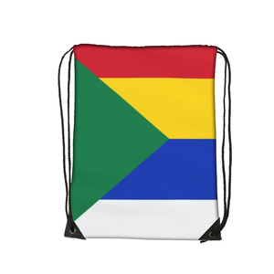 Mochila con Cordón Personalizada con la Bandera del Danubio Swabiano, Bolsa de Gimnasio para Deporte, Yoga, Baile, Viajes, Unisex, Venta al por Mayor de Fábrica - Product Image 2