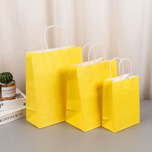 Bolsas de Papel Kraft Ecológicas y Coloridas para Llevar Comida, con Asa, de Fabricación Personalizada - Product Image 2