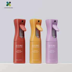 Bouteille pulvérisateur vide rechargeable en <span class=keywords><strong>plastique</strong></span> bleu avec gâchette, en stock, pour désinfectant pour les mains - Product Image 3
