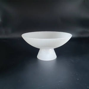 Plateau à gâteau en verre de lait <span class=keywords><strong>Mosser</strong></span> de 6 pouces avec motif personnalisé, plateau à pâtisserie, support à cupcakes, verre de jade - Product Image 5