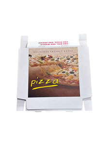 Buatan tangan segar Italia lezat bentuk kustom bahan pilihan kue makanan ringan bahan daur ulang kotak Pizza bergelombang kaku - Product Image 2