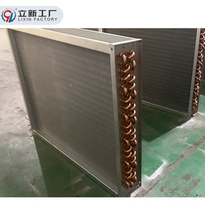 Lixin Factory Copper <b>Tube</b> Aluminum Fin <b>Heat</b> Exchanger Water Cooling Precision Air Conditioning Coil - Product Image 1