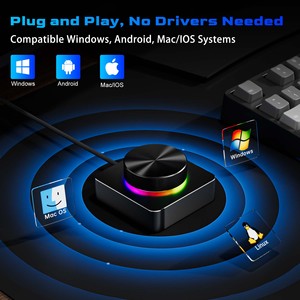 16-key 3-knob Single-mode Wired&amp;wireless Programmable Macro Keypads Mini Customize <strong>Keyboard</strong> Smart Gaming Desktop <strong>Controller</strong> - Product Image 3