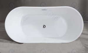 Bañera acrílica independiente de nuevo diseño Venta Bañeras acrílicas independientes de lujo clásicas - Product Image 3