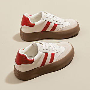Chaussures pour femmes <span class=keywords><strong>Grand</strong></span> Court Alpha cuir mode polyvalent semelle épaisse décontracté Ultra léger décontracté sport conseil baskets - Product Image 5
