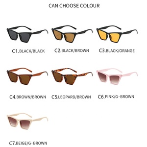 Damen Retro Vintage Cat-Eye Sonnenbrille UV400 Vollrand Juncture Marken-Designerbrille mit UV-Schutz für Reisen und Dekoration - Product Image 3