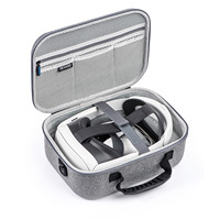 Étui de transport pour casque de réalité virtuelle Meta Quest 3, sac de rangement grand format, étanche avec bandoulière pour Quest 3