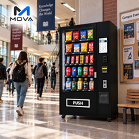 Distributeur automatique intelligent pour aliments et boissons avec écran tactile, réfrigéré, OEM/ODM, surveillance à distance et gestion cloud