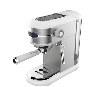 Cafetera Espresso, Cafetera de Vapor Transfronteriza, Italiana Americana, Fría y Caliente, Dos Temperaturas, Dorada/Negra/Plateada, 220V - Product Image 1