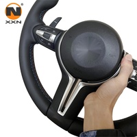 Volant en cuir personnalisé en forme de D M Performance pour F10 F20 F30 F32 F80 F82 M3 M4 M5 M6 E90 X5 X6 M2, 3 branches, 40 mm, vente en gros