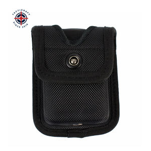 Small Security Belt Pouches Tactical Black Nylon Belt <b>Holster</b> Duty Double Magazine Pouch - Product Image 1