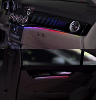 Kit d'éclairage d'ambiance pour Mercedes Benz CLS W218 2012-2017 |   Kit de garniture de porte à 29 LED effet arc-en-ciel avec contrôle par application pour W218 (retrofit)