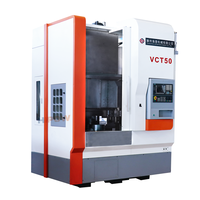 VCT50 Nouvelle petite machine à tourner verticale CNC à usage moyen avec garantie compétitive de 1 an pour une précision CNC élevée