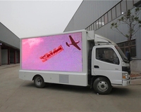 Panneau de publicité en plein air LED, remorque d'écran LED, couleur P8 Mobile