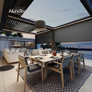 Sistema de Pérgola Más Avanzado AlunoTec, Techo de Láminas Retráctiles y Giratorias, Gazebo de Jardín Exterior, Pabellón de Aluminio para Terraza - Product Image 3