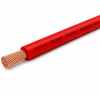 Câbles électriques H07V-R H07V-U pour câblage domestique, fil électrique BV, isolation en cuivre, monoconducteur, PVC, âme en cuivre