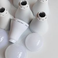 Ampoules SMD SKD A19, couvercles en plastique blanc, culot E27, AC 85-265V, lumière du jour 6000K, CRI80, dimmable, télécommande, certifiées Energy Star