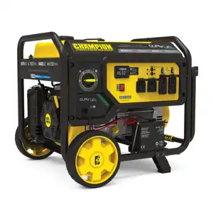 Champion 7500 Watt 7KW Dual Fuel Portable Generator with Electric Start and CO Shield