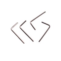 Clé à douille hexagonale en acier au carbone nickelé, fabrication directe, métrique 1,5 mm, 2 mm, 2,5 mm, 3 mm, 5 mm
