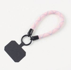 Custom Logo Keychain Wrist <b>Patch</b> Phone Lanyards Universal Short Nylon Mobile Phone Strap - Product Image 4