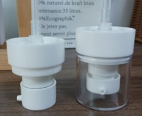 Pompe à lotion cosmétique UPG, distributeur PP pour flacon de sérum ou crème pour soins de la peau, logo personnalisé OEM UPG