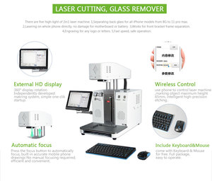 Macchina Laser Jiutu per Rimozione <span class=keywords><strong>Vetro</strong></span> Posteriore e Marcatura Laser per iPhone 8 8P X XSmax 11 11Promax Sostituzione <span class=keywords><strong>Vetro</strong></span> - Product Image 3