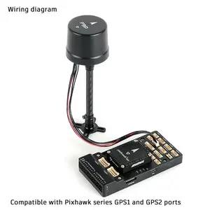 Module GNSS RTK ultraléger Holybro H-RTK F9P avec ZED-F9P IST8310 pour drone <span class=keywords><strong>RC</strong></span> Pixhawk 6x Flight Control - Product Image 4
