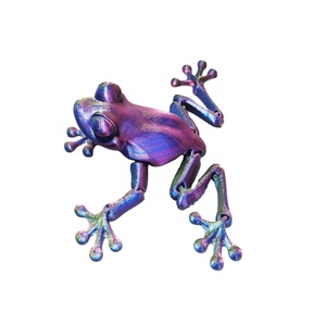Jouet en plastique imprimé en 3D personnalisable, modèle miniature exquis, ornements d'animaux (fourmis, grenouilles, crabes ermites), cadeaux pour enfants - Product Image 1