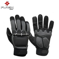 Gants de travail pour hommes respirants et imperméables sur mesure avec rembourrage en caoutchouc et poignet extensible