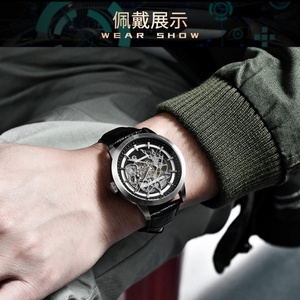Pagani Design 1638 Business Men's <b>Watch</b> Luxury Hollow Hollow Leather <b>Watch</b> Men's New <b>Mechanical</b> <b>Watch</b> Relogio Masculino - Product Image 3