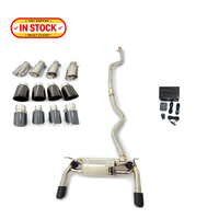 Envío Rápido, Sistema de Escape Valvetronic CSZ para BMW F30 340i F32 440i B58 3.0T, Acero Inoxidable, con Válvulas y Puntas de Escape