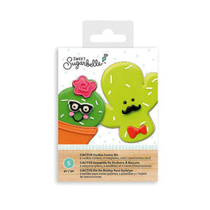 Ensemble <span class=keywords><strong>de</strong></span> découpoirs à biscuits en plastique Sweet Sugarbelle Cactus, moule à biscuits en pâte à sucre pour glaçage royal - Product Image 1