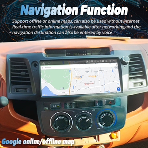 Rádio Android 13 Original de 10,33 polegadas com Navegador GPS Carplay e Reprodutor de Vídeo Multimídia para <span class=keywords><strong>Toyota</strong></span> Fortuner <span class=keywords><strong>Hilux</strong></span> 2007-2015 - Product Image 4
